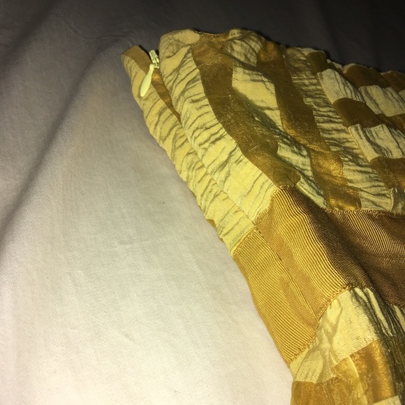 The Limited Yellow A-line Midi Dress - Picture 3 of 8